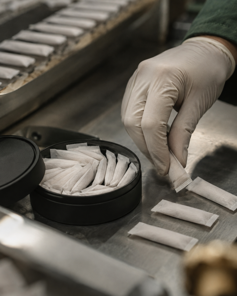Kava pressed into Rooted pouches