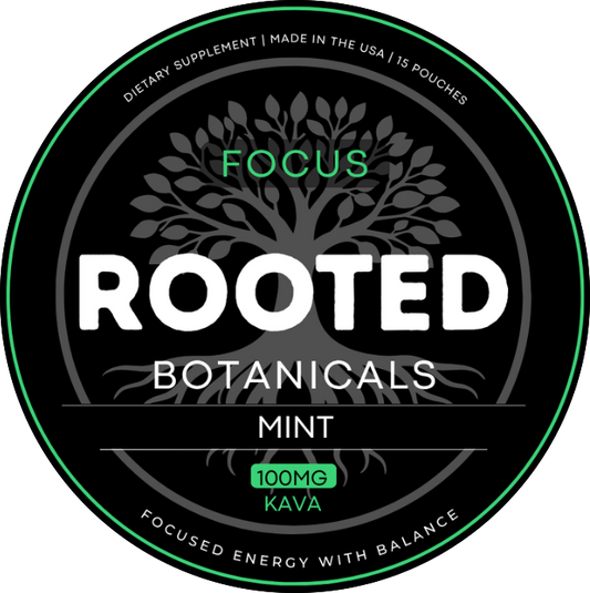 Rooted Botanicals FOCUS — Kava Pouches (Mint)