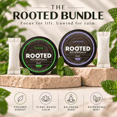 Rooted DAY + NIGHT kava pouch combo in Mint, 30 pouches per combo